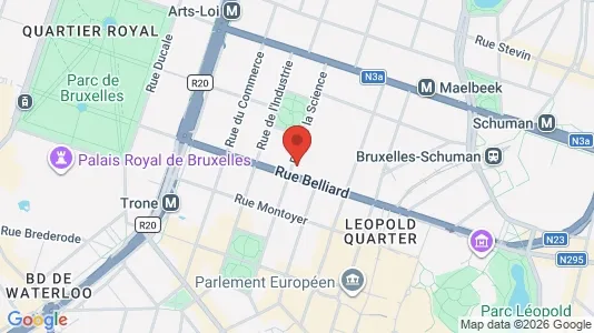 Apartments for rent i Stad Brussel - kort over placeringen