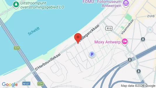 Apartments for rent i Stad Antwerp - kort over placeringen