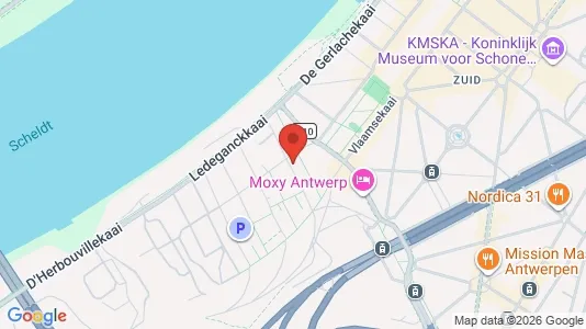 Apartments for rent i Stad Antwerp - kort over placeringen