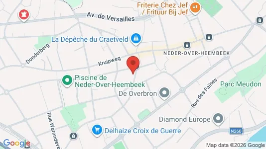 Apartments for rent i Stad Brussel - kort over placeringen