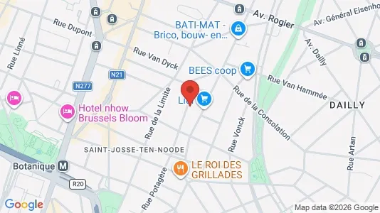 Apartments for rent i Brussels Sint-Joost-ten-Node - kort over placeringen