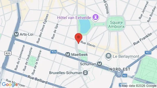 Apartments for rent i Stad Brussel - kort over placeringen