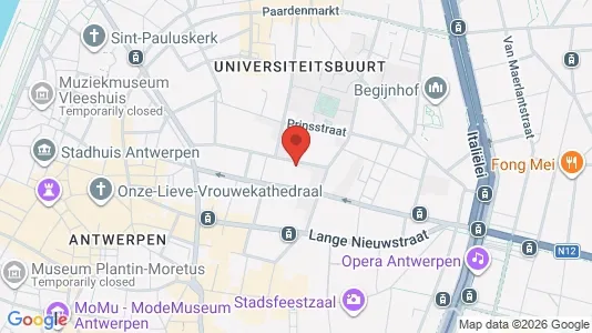 Apartments for rent i Stad Antwerp - kort over placeringen