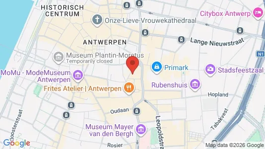 Apartments for rent i Stad Antwerp - kort over placeringen