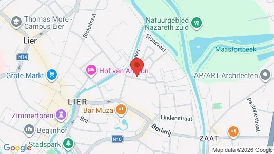Apartments for rent i Lier - kort over placeringen