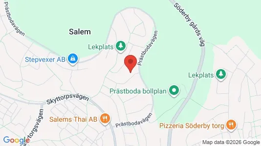Apartments for rent i Salem - kort over placeringen