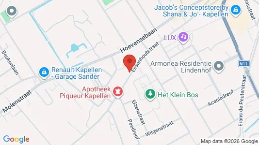 Apartments for rent i Kapellen - kort over placeringen