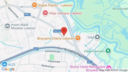 Apartments for rent i Lokeren - kort over placeringen