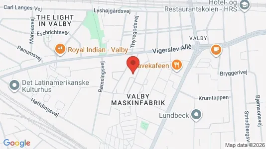 Apartments for rent i Valby - kort over placeringen