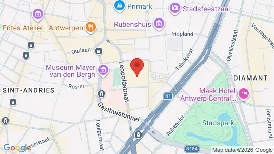 Apartments for rent i Stad Antwerp - kort over placeringen