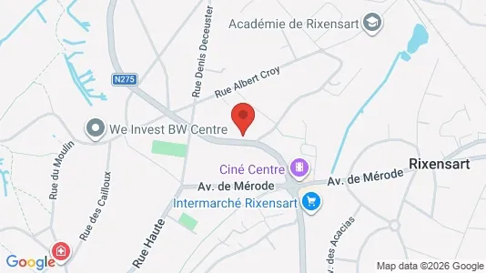 Apartments for rent i Rixensart - kort over placeringen