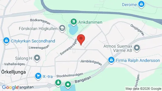 Apartments for rent i Örkelljunga - kort over placeringen