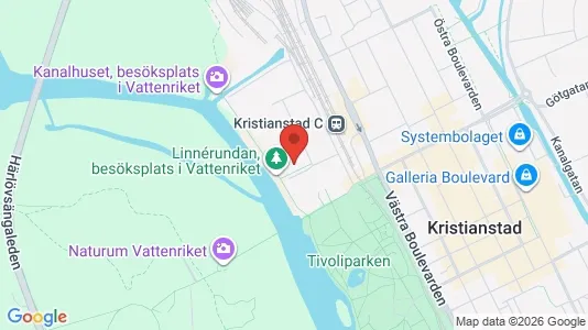 Apartments for rent i Kristianstad - kort over placeringen