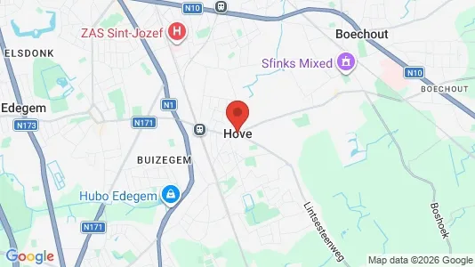 Apartments for rent i Hove - kort over placeringen