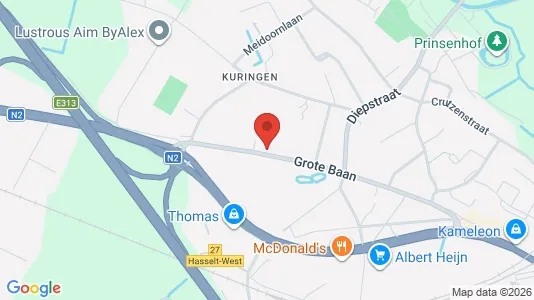 Apartments for rent i Hasselt - kort over placeringen