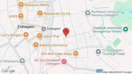 Apartments for rent i Zottegem - kort over placeringen