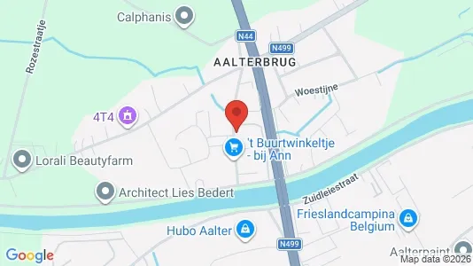 Apartments for rent i Aalter - kort over placeringen