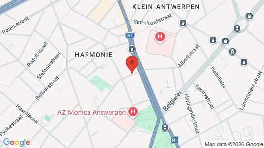 Apartments for rent i Stad Antwerp - kort over placeringen