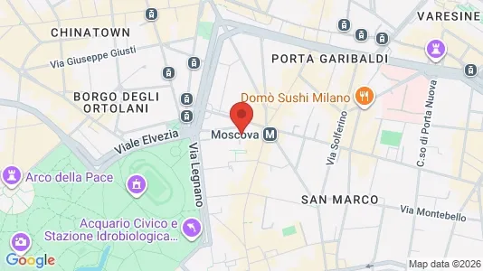 Apartments for rent i Milano Zona 1 - Centro storico - kort over placeringen