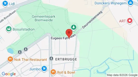 Apartments for rent i Antwerp Deurne - kort over placeringen