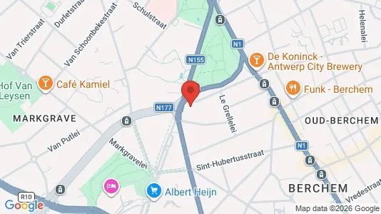 Apartments for rent i Stad Antwerp - kort over placeringen