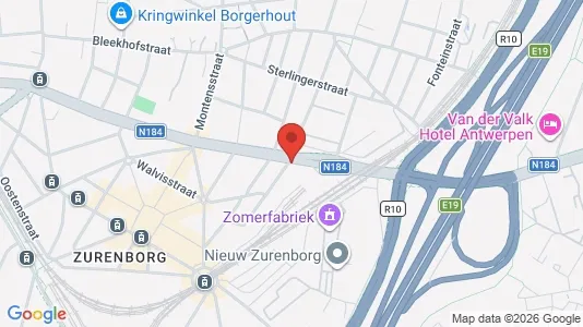 Apartments for rent i Stad Antwerp - kort over placeringen