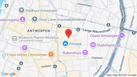 Apartments for rent i Stad Antwerp - kort over placeringen