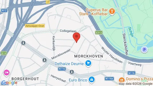 Apartments for rent i Antwerp Deurne - kort over placeringen