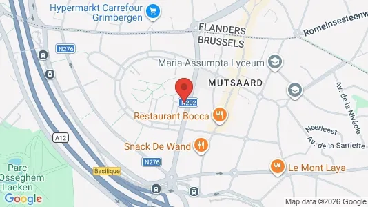 Apartments for rent i Stad Brussel - kort over placeringen