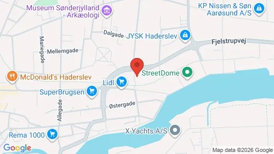 Apartments for rent i Haderslev - kort over placeringen
