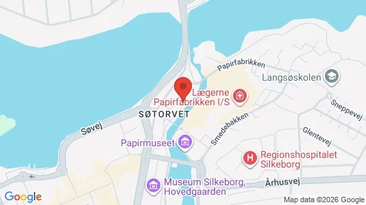 Apartments for rent i Silkeborg - kort over placeringen