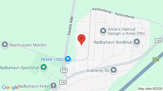 Apartments for rent i Rødby - kort over placeringen