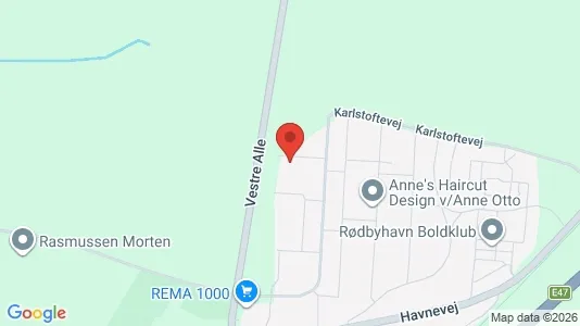 Apartments for rent i Rødby - kort over placeringen