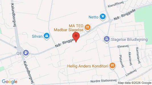 Apartments for rent i Slagelse - kort over placeringen