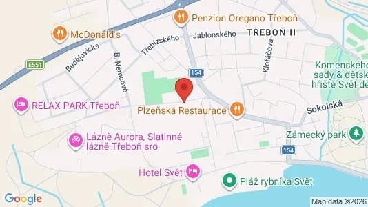 Apartments for rent i České Budějovice - kort over placeringen