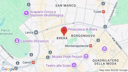 Apartments for rent i Milano Zona 1 - Centro storico - kort over placeringen