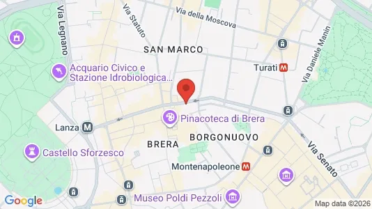 Apartments for rent i Milano Zona 1 - Centro storico - kort over placeringen