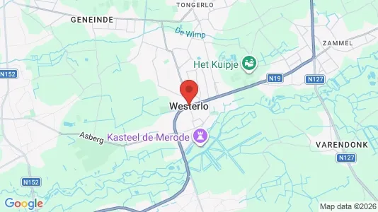 Apartments for rent i Westerlo - kort over placeringen