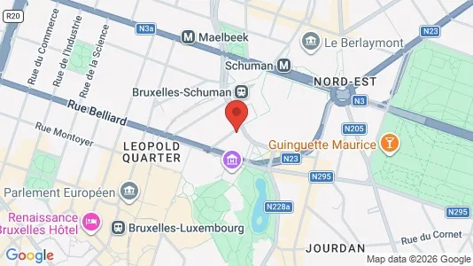 Apartments for rent i Stad Brussel - kort over placeringen