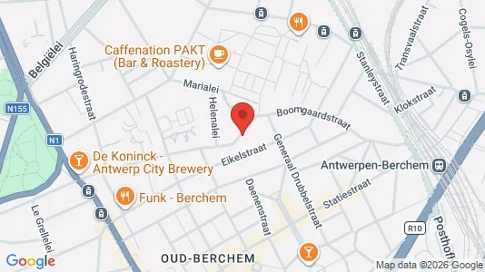 Apartments for rent i Antwerp Berchem - kort over placeringen
