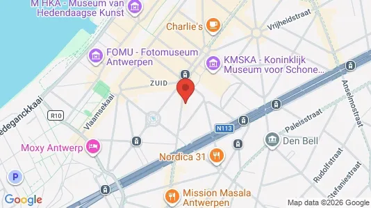 Apartments for rent i Stad Antwerp - kort over placeringen