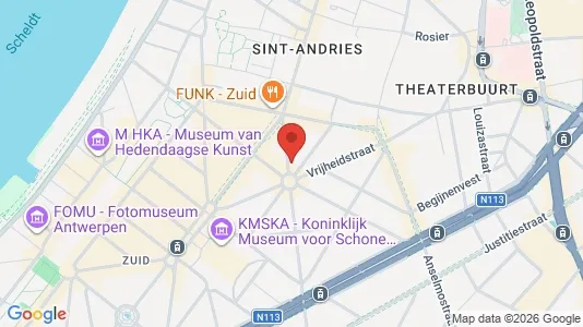 Apartments for rent i Stad Antwerp - kort over placeringen