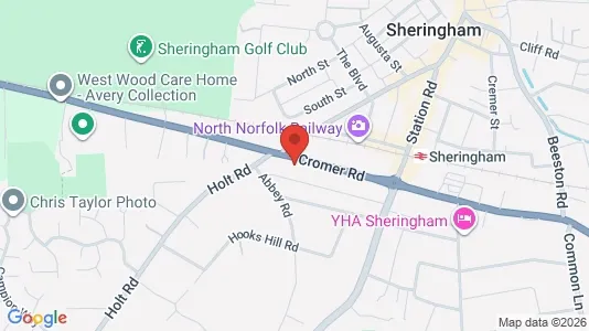 Apartments for rent i Sheringham - Norfolk - kort over placeringen