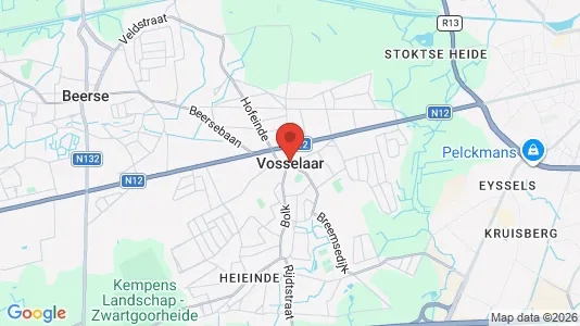Apartments for rent i Vosselaar - kort over placeringen