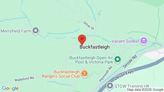 Apartments for rent i Buckfastleigh - Devon - kort over placeringen