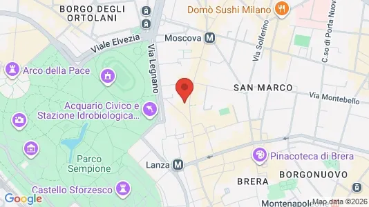 Apartments for rent i Milano Zona 1 - Centro storico - kort over placeringen