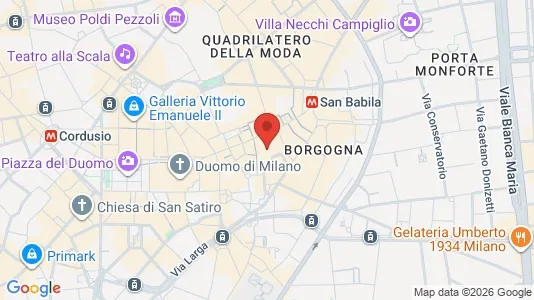 Apartments for rent i Milano Zona 1 - Centro storico - kort over placeringen