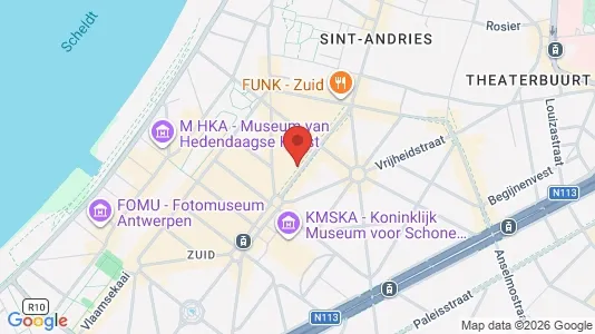 Apartments for rent i Stad Antwerp - kort over placeringen