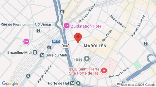 Apartments for rent i Stad Brussel - kort over placeringen