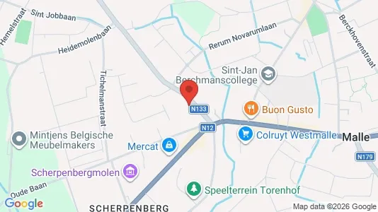 Apartments for rent i Malle - kort over placeringen
